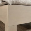 Sauder Cannery Bridge Solid Wood Platform Bed Lintel Oak - 3 of 4