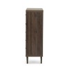 Industrial 5-Drawer Dresser Modern closet Chest Storage Cabinet living Room-Christopher Knight Home - 3 of 4