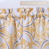 Medallion Design Floral Printed Kitchen Curtains - image 2 of 4