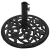 vidaXL Umbrella Base Black 18.9"x18.9"x13" Cast Iron - 4 of 4