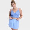 Women's French Terry Fleece Lounge Shorts - Wild Fable™ - 3 of 3