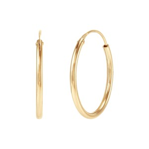 Silpada 'Endless Elegance' Hoop Earrings in Sterling Silver - 1 of 4