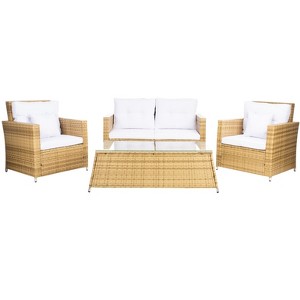 Lorma 4Pc Living Set - Indoor/Outdoor - PAT7514 - Safavieh - 1 of 4