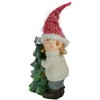Northlight Smiling Girl Hugging a Star Tree Christmas Figure - 30" - 4 of 4