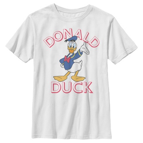 White donald duck store t shirt