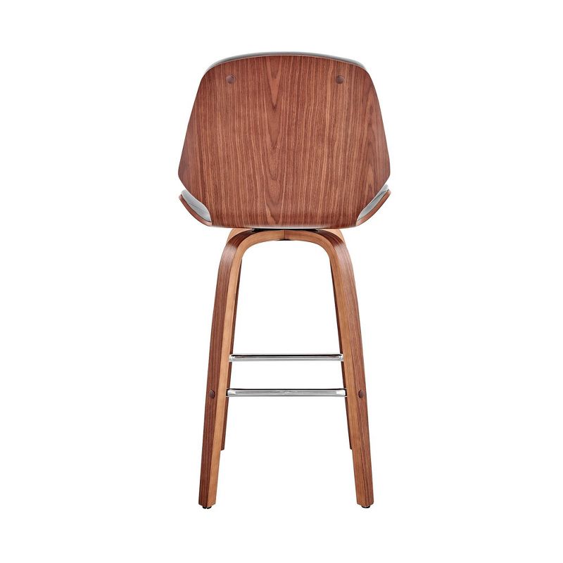26" Arabela Counter Height Barstool with Leather Seat - Armen Living, 6 of 13