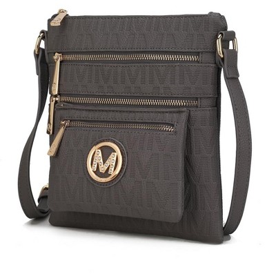 MKF Collection Jessy M Signature Handbag Vegan Leather Women’s Crossbody Bag by Mia K