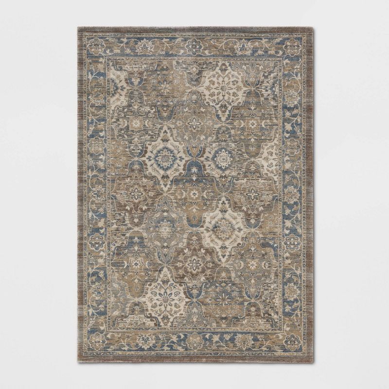 Distressed Persian Woven Rug Brown - Threshold&#153;, 1 of 4