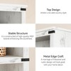 Farmhouse Book Shelf with Storage Open Display Bookshelves, Wooden 5 Shelf Bookcase Home Decor Furniture for Home Office, Living Room, Bed Room - 4 of 4