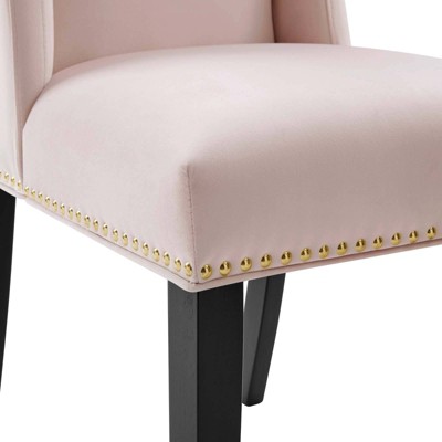 Baron Performance Velvet Dining Chairs - Thumbnail 4