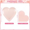 DYLIVeS Valentine's Day Party Supplies,Heart Shaped Disposable 9" Paper Plates and 3 Ply Napkins,Valentine's Day Engagements Wedding Anniversaries - 2 of 4