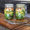 Cornucopia Brands 16oz Plastic Mason Jars 8pk; Mason Jar Style w/ Metal Lids, Pint Size, Compatible w/ Regular Mason Jar Lids - 3 of 4