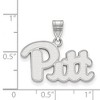 Black Bow Jewelry Sterling Silver Pittsburgh Panthers NCAA Medium Pendant - 2 of 3