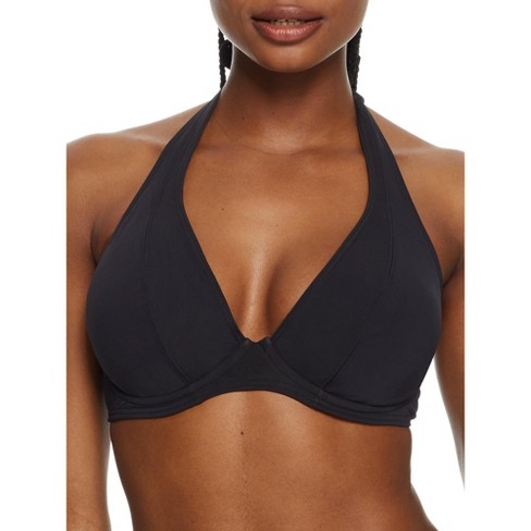 Sunsets Women's Black Muse Bikini Top - 51e-blck 36e/34f/32g : Target