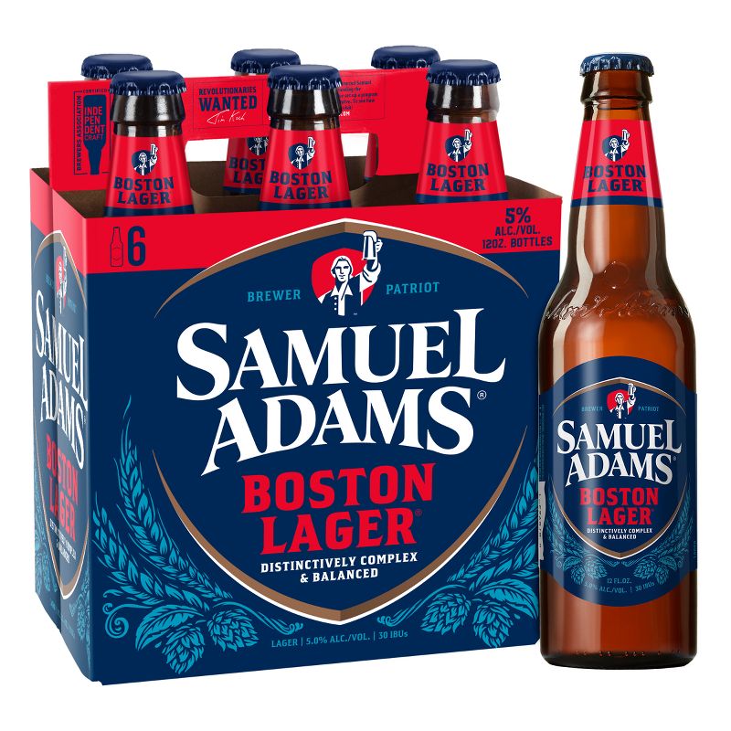 Samuel Adams Boston Lager Beer - 6pk/12 fl oz Bottles, 1 of 11
