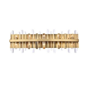 Elegant Lighting Serena 10 - Light Vanity in  Satin Gold - 1 of 4