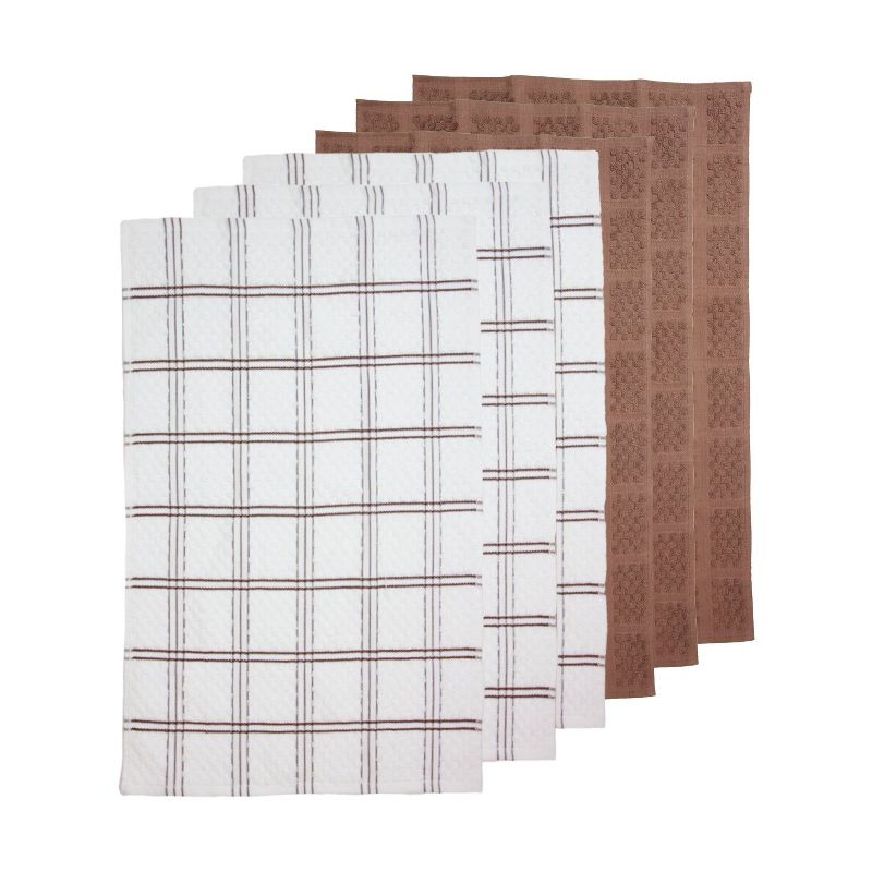 Sloppy Chef Premier Kitchen Towel (6 Pack), 15x25, Popcorn Pattern Weave, 100% Cotton, 5 of 8