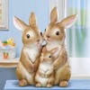 Collections Etc Springtime Bunny Family Decorative Statue - 2 of 2