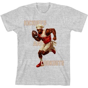 Go Sports! But Where's the Food? Youth Crew Neck Short Sleeve Tee - 1 of 2