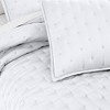 Southshore Fine Living, Set of 2 Quilted Shams, Luxurious 300-thread-count 100% rayon from bamboo - 2 of 3