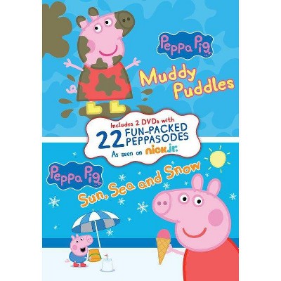 Peppa Pig: Muddy Puddles / Sun, Sea & Snow (dvd) : Target