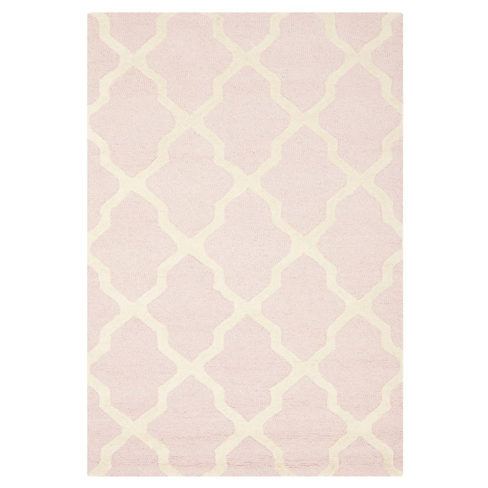 Maison Textured Rug - Light Pink / Ivory (5'x8') - Safavieh