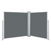 vidaXL Retractable Side Awning Anthracite 47.2"x236.2" - 2 of 4