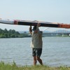 VisioGear 11' Stand Up Paddle Board with Accessories, Orange & Black, 132"*33"*6" - 4 of 4