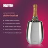 Innovine Wine Bottle Chiller Bucket – Stainless Steel Double-Walled Insulation for Wine & Champagne Bottles – Home Bar & Special Occasions – Set of 1 - 2 of 4