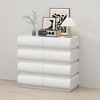 VYNXARIA Modern Bedroom Essential: Handle  Free White 8 Drawer Dresser with Abundant Storage - 4 of 4