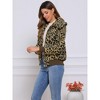 Jess by Meiko Women's Oversized Collar Plush Bomber Jacket - 2 of 4