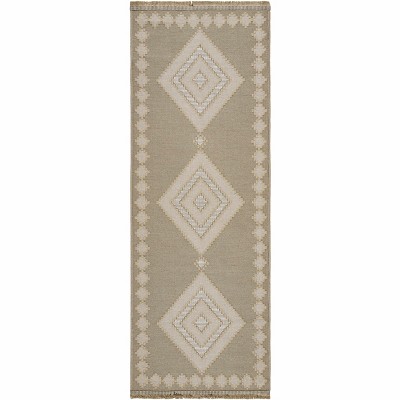 Hauteloom Ziggy Hallway, Kitchen Machine Washable Runner Rug - Traditional, Transitional
