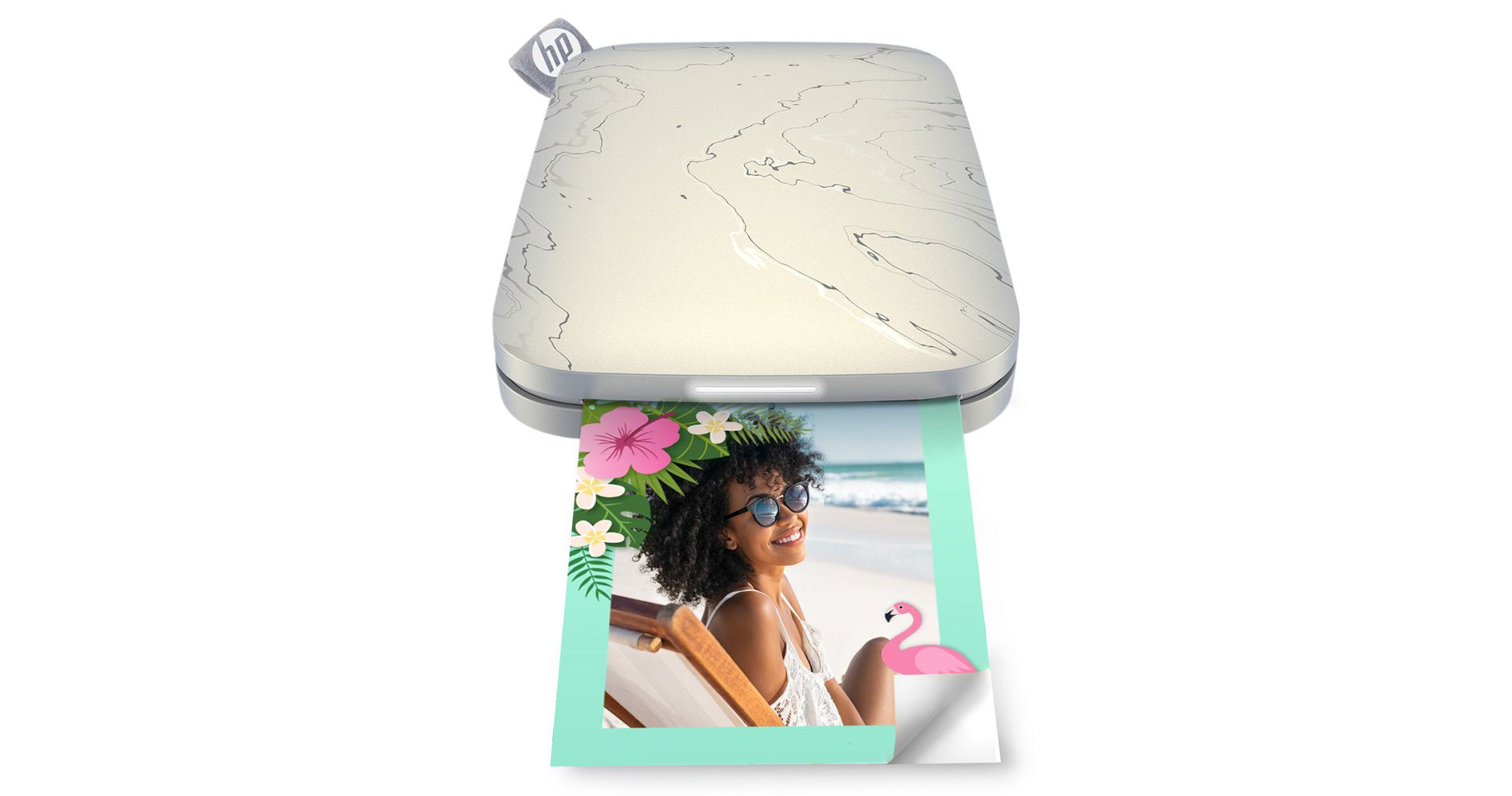 HP Sprocket Select Portable 2.3x3.4" Instant Photo Printer (Eclipse) Print Pictures on Zink Sticky-Backed Paper from your iOS & Android Device.