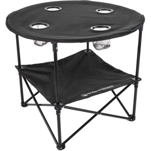 Wakeman Outdoors Folding Camping Table, Black - 1 of 4