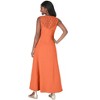 Jessica London Women's Plus Size Stretch Cotton Crochet-Back Maxi Dress - 3 of 4
