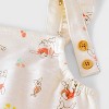 Baby Girls' 2pc Disney Winnie The Pooh Overalls & Bodysuit Set - White/Pink - 4 of 4