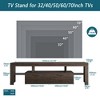 CAVINAS TV Stand Morden TV Stand with LED Lights Modern Media Console - 3 of 4