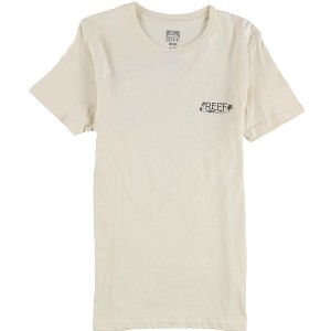 Reef Mens Surf Club California Graphic T-Shirt, Beige, Small - 1 of 2