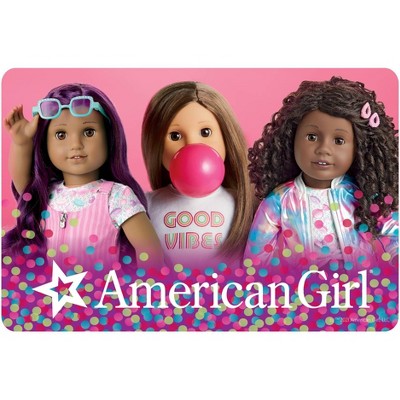 American girl doll store gift certificate