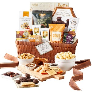 GreatFoods Premier Sweets and Treats Supreme Gift Basket with Sympathy Ribbon - 1 of 1
