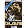 Trends International NFL New Orleans Saints - Chris Olave 24 Unframed Wall Poster Print Clear Push Pins Bundle 22.375" x 34" - 3 of 4