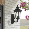 Livex Lighting Oxford 1 - Light Wall Light in  Textured Black - 4 of 4