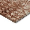 Orange Ikat Washable Indoor Outdoor Area Rug - 4 of 4