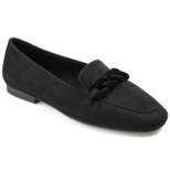 Journee Collection Womens Cordell Tru Comfort Foam Slip On Square Toe Loafer Flats