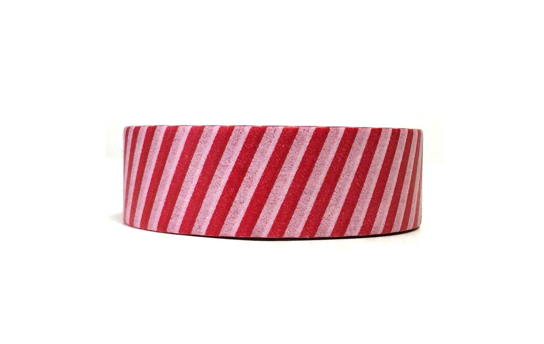 Wrapables Washi Masking Tape, Blissful Patterns Group, Red Stripes