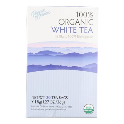 Prince Of Peace Organic Premium Peony White Tea - 1 Box/20 Bags