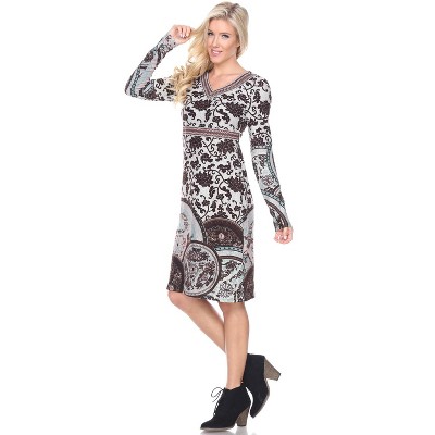 Women's Naarah Embroidered Sweater Dress - White Mark