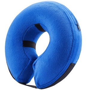 Bencmate Protective Inflatable Collar for Dogs and Cats - Soft Pet Recovery Collar Does Not Block Vision E-Collar - 1 of 4