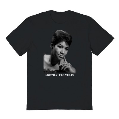 Aretha Franklin Men's Glamour Short Sleeve Graphic Cotton T-shirt