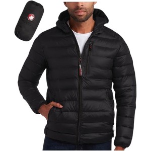 Canada Weather Gear Mens' Puffer Jacket - Lightweight Packable Bubble Coat, Water Resistant Outerwear Jackets for Men - 1 of 4
